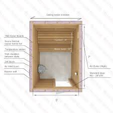 7x5 Diy Indoor Sauna Kit Custom