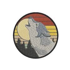 Wolf Howling Moon National Park Patch