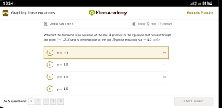 Graphing Linear Equations Khan Academy