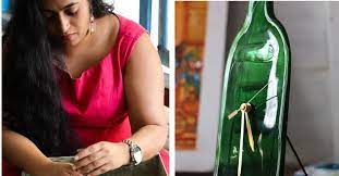 Kerala Woman Turns Waste Glass