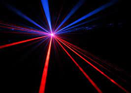 laser beam light effect leinwandbilder
