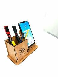 Wooden Mdf Card Holder With Mobile