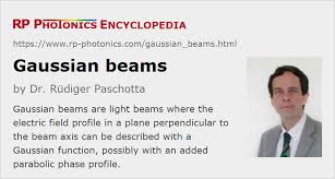 gaussian beams explained by rp laser