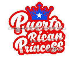 Puerto Rico Rican Crown Flag Nation