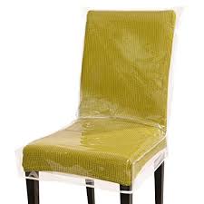 4 Pack Plastic Dining Room Chair Covers