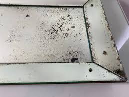 Antique Mercury Glass Mirror 19th