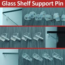 12 Glass Shelf Support Pegs Pin Support