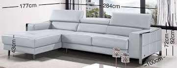 Buy Icon Leather Chaise Sofa In