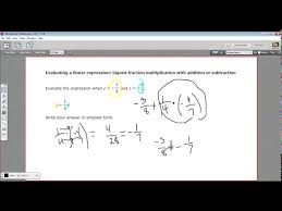 Linear Expression Signed Fractions