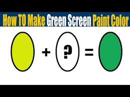 How To Make Green Screen Paint Color
