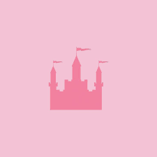 Pink Disney Castle Icon In 2023