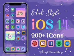900 Icons 8 Bit App Icon I Aesthetic