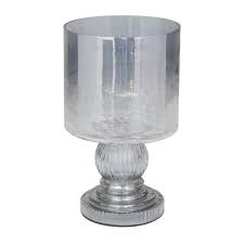 Monroe Lane Traditional Glass Hurricane Lamp Black
