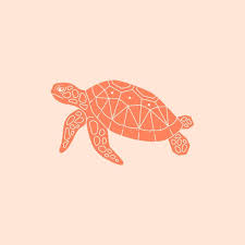 Premium Vector Sea Turtle Logo In A