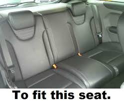 Ford Focus St2 St3 Rear Seat