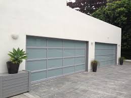 Modern Aluminum Glass Garage Doors