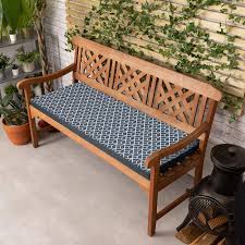 Indoor Outdoor Bench Cushion Charcoal Grey