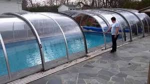 Fabricted White Swimming Pool Enclosure