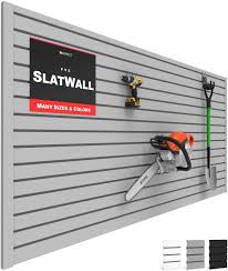 Slatwall Panel Garage Wall Organizer