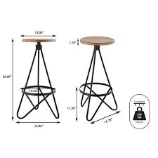 Wood Seat With Black Frame Bsl1000e