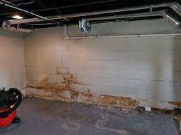 Leaking Basement Waterproofed With