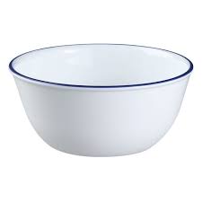 Blue Banded 28 Ounce Large Soup Bowl