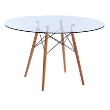 Eames Glass Dsw 100 Cm Table Replica