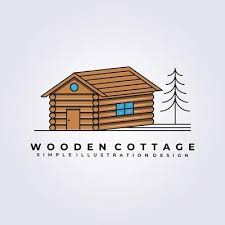 Cottage Cabin Logo Ilration Vector