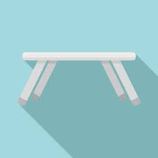 Outdoor Garden Furniture Icon Flat