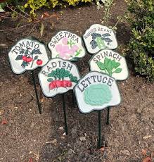 Salad Vegetable Signs Cast Iron Hand