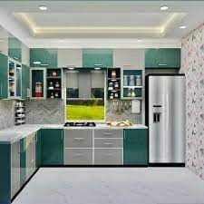 Wooden Modern Kitchen Cabinets Wall