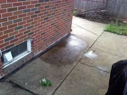 Patio Sloped Towards The House What To
