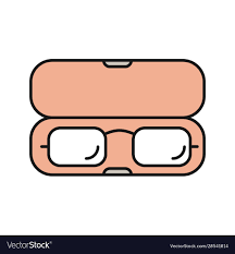 Eyeglasses Case Color Icon Royalty Free