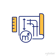 Engineering Plan Rgb Color Icon