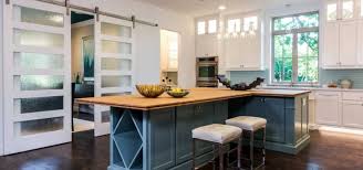 Beautiful Frosted Glass Barn Door