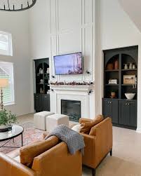 32 Fireplace With Built Ins On Both