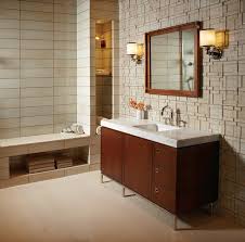 Ann Sacks Koi Ceramic Tile Bathroom
