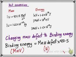 Calculating Binding Energy