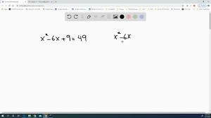 Solve Each Equation By The Square Root