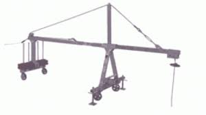 suspended scaffold outriggers swing