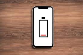 Low Battery Icon Mock Up On Smartphone