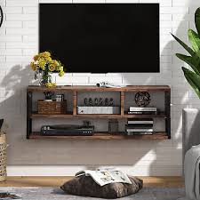 Wall Mounted Tv Stand Floating Media