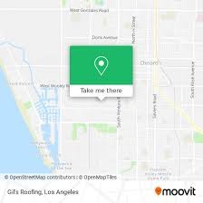 roofing in oxnard by bus or train