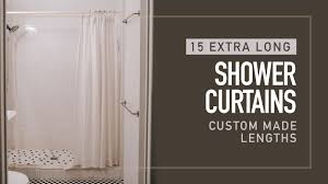 Extra Long Shower Curtains Custom Made