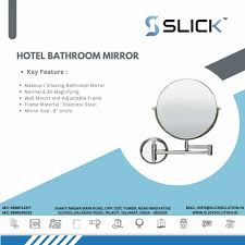 Hotel Bathroom Saving Mirror Glass For