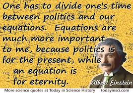 Albert Einstein Quote An Equation Is