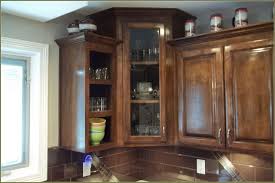Open Shelf Corner Kitchen Cabinet