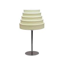 Icono Tower E27 Wood Table Lamp