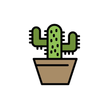 Cute Cactus Background Png Transpa