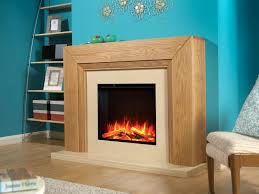 Turin Solid Oak Electric Fire Suite